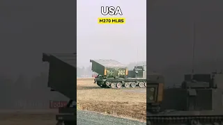 M270 MLRS vs BM-27 Uragan (is this normal?) #shorts