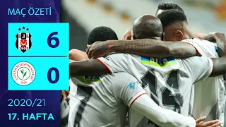 ÖZET: Beşiktaş 6-0 Ç. Rizespor | 17. Hafta - 2020/21