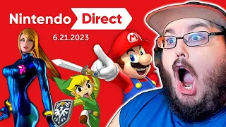 Nintendo Direct 6.21.2023 - Nintendo Switch LIVE REACTION!!!
