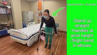 Patient Mobility: Adjusting a walker