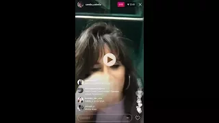 Camila Cabello Live on Instagram - August 4, 2017