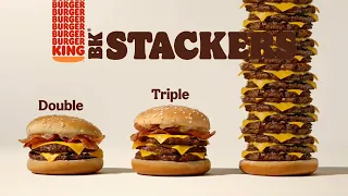 BK Stackers ad but he does this all day