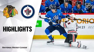 NHL Highlights | Blackhawks @ Jets 02/09/20