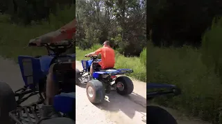 CRAZY FAST!!!! 100mph atv quad!!!!! R6 Swap yfz450