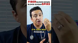 Fiber Slows Down Blood Sugar Spike #doctor #sugarmd