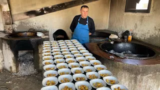 Что Едят на Узбекских Свадьбах! Еда на 500 человек! Узбекистан!