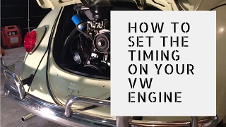 Timing Your VW Engine - Static Timing Method