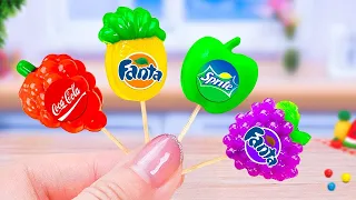 Colorful Mini Jelly Magic 🌈Rainbow Fruit Jelly & Honey Coca Cola Fusion | Min Cakes