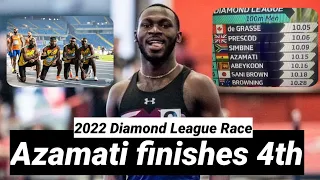 🇬🇭 Benjamin Azamati finishes 4th in 100m dash at 2022 Oslo Diamond League Race + Interview