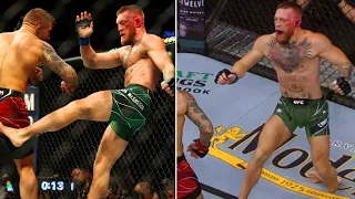 The exact moment Conor McGregor's leg broke