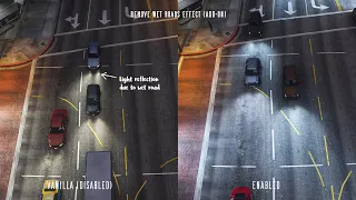 GTA 5 NaturalVision Evolved - Remove Wet Roads Effect (Comparison)