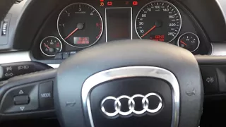 Audi A4 B7 2.0 TDI Cold start