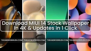 Download MIUI 14 Wallpaper 4K and Updates in 1 Click ⚡️⚡ | MIUI 14 Stock Wallpapers Download