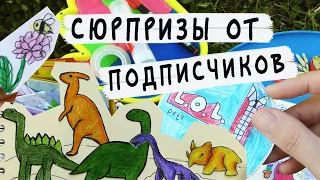 Бумажные сюрпризы от подписчиков! Видео с Алиной