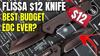 Most BUDGET EDC Knife Ever? - $12 Flissa 4.75 Inch Knife Review