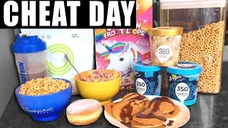 Epic CHEAT DAY #1 | Donuts, Pancakes, Ice cream & MORE | How to eat fast food and lose fat?