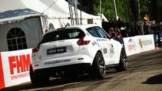 Nissan Juke R beats Bugatti Veyron and Ferrari 599 GTO