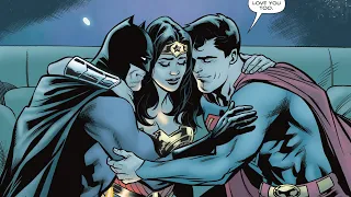 Batman & Superman Holds Wonder Woman