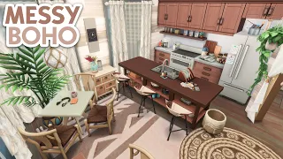 Cluttered Boho Apartment 🌱 // The Sims 4 Speed Build: Apartment Renovation