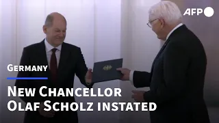 German President Steinmeier appoints Olaf Scholz as new German Chancellor | AFP