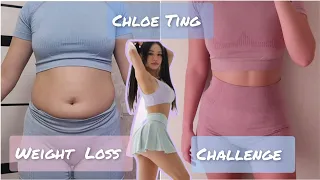 КАК БЫСТРО УБРАТЬ ЖИВОТ? | 2023 CHLOE TING WEIGHT LOSS CHALLENGE ПРОСТО ВАУ РЕЗУЛЬТАТ🔥