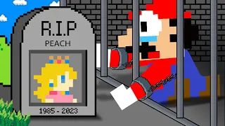 Mario R.I.P Peach in Bowser Prison Escape, Sorry Peach...Please Comeback | Game Animation