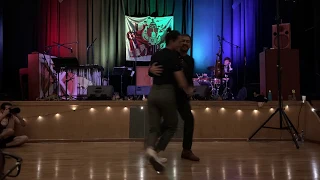 Adam Brozowski & Máté Csike Lindy Hop social demo - Gothenburg Queer Lindy 2019