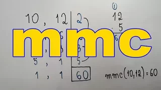 Algoritmo de Cálculo do MMC com 10 e 12