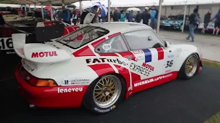 Porsche 911 993 GT2 RSR Le Mans revs revving (Lovely Sounds) [Goodwood Festival of Speed 2023]