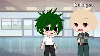 Deku snap at bakugou! gacha club