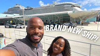 Boarding the WORLD'S LARGEST Cruise Ship! | Royal Caribbean Wonder of the Seas