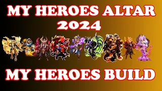 MY ALL HEROES BUILD 2024 CASTLE CLASH