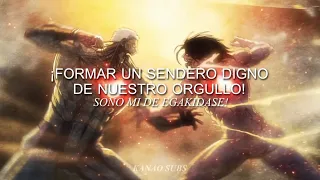 『Shinzo Wo Sasageyo!』-  Linked Horizon |  Shingeki No Kyojin ; op 3 | sub. español + romaji (AMV)