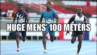 Fred Kerley VS. Trayvon Bromell & Yohan Blake || 2023 Diamond League Rabat Men's 100 Meters