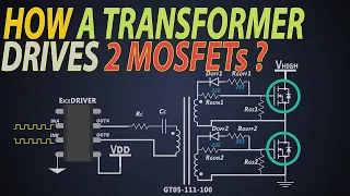 Double-Ended transformer-coupled Gate-Drive Circuit | Isolated MOSFET gate driving