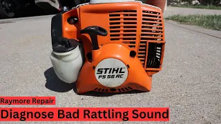 Stihl Trimmer Making Bad Noise. Lets See what It Is.