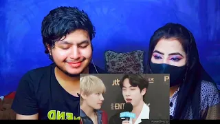 Pakistani reacts to BTS | taejin [ FMV ] Aawara shaam hai hindi song | Dab Reaction