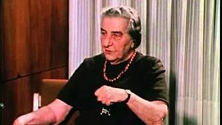 Former Prime Minister of Israel Golda Meir Interview Part 1