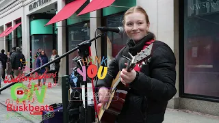 Leah  Mooney Enchanting Cover of Harvest Moon by Neil Young live from Grafton Street Dublin Ireland