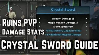 How Crystal Sword Fighter Works | Build Guide | Dark and Darker