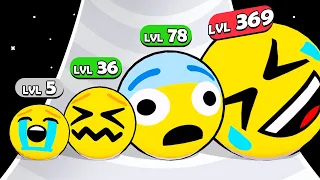 SCALE EMOJI: Level Up Emoji Balls All Levels (Number Games)