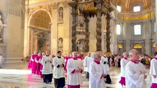 CAPPELLA MUS. GIULIA DI S.PIETRO IN VATICANO.27/8/2023. II Vespri,Magnificat VIII TONI di L. PEROSI.