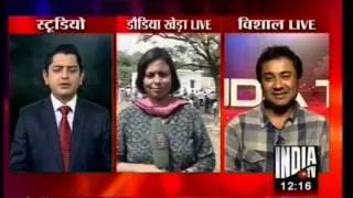 Vishal O Sharma (Vishal Om Prakash) of Peepli live, Live on India TV part 2