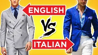 British Style vs Italian Fashion: World's Best Dressed Men? (English Gentlemen & Italian Mens Style)