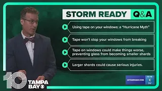 National Hurricane Preparedness Week: Should I tape up my windows?