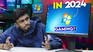Trying Gaming & Editing on Windows 7! 2024⚡Result is Going to Shock You Still Useable?