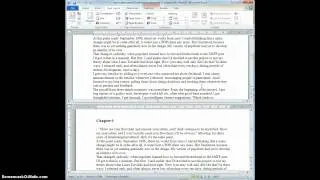 How to view split screen in Microsoft Word