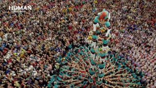 Aerial shooting : Human Buildind - Castellers (Spain)