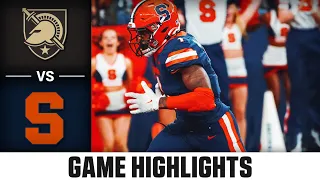Army vs. Syracuse Game Highlights | 2023 ACC Football