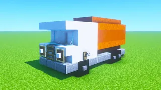 Minecraft Tutorial: How To Make A Cement Truck "2021 City Build"